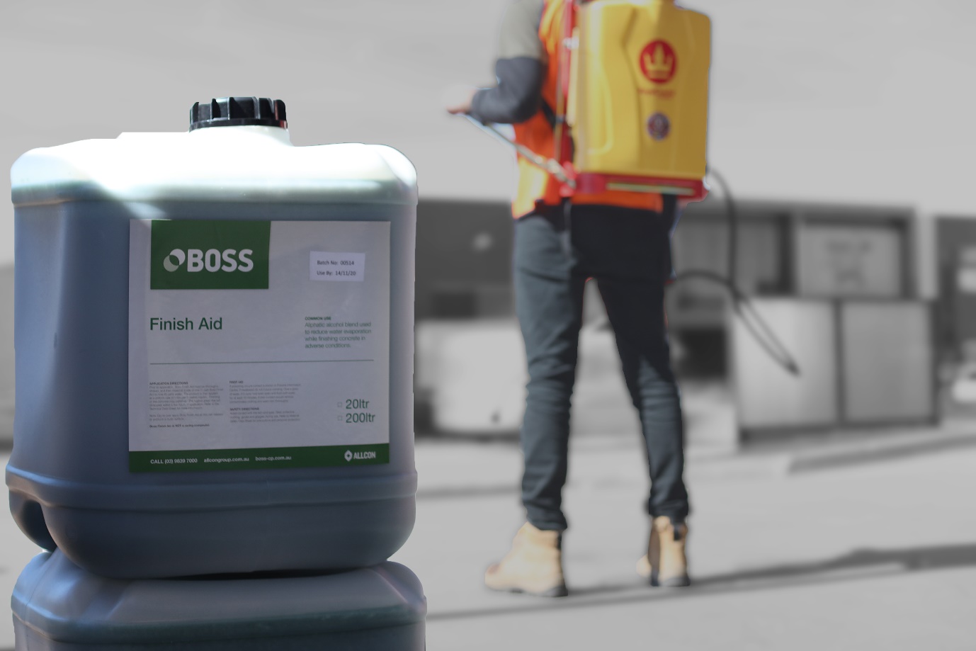 When applied to freshly laid concrete, aliphatic alcohol retards or reduces water evaporation by up to 80% during the critical stages of the initial set. 